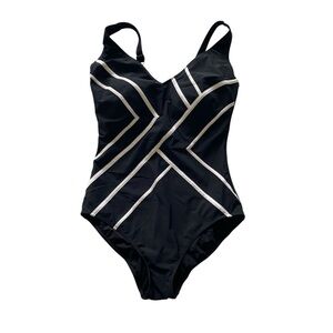 Gottex‎ Wmn’s 16 Essentials Full Coverage Mirage V-Neck One Piece Swimsuit